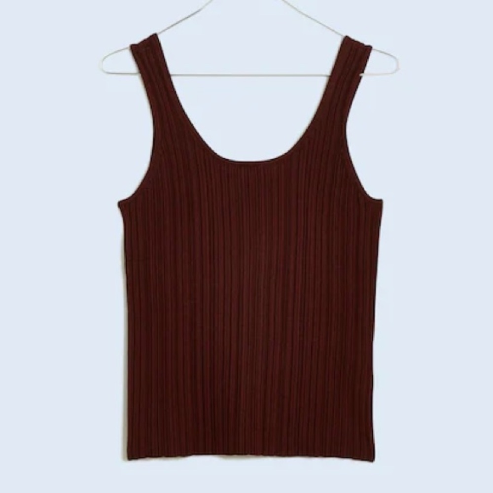 Madewell The Signature Knit Scoopneck Sweater Tank - size M